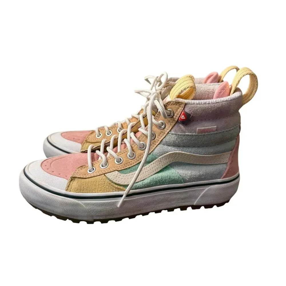 Vans Sk8-Hi MTE 2.0 DX Pastel Multi HydroGuard UltraCush Boots Women's 7.5